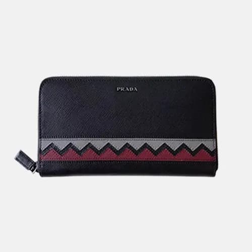 Prada 2019 Mens Saffiano Leather Zip Wallet 2ML317… - 1