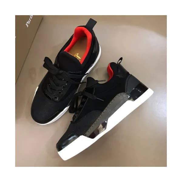 Christian Loubutin 2019 Mens Suede Leather Sneaker… - 1