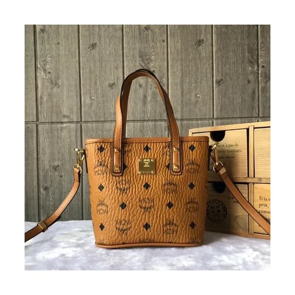 MCM Anya Visetos Mini Tote Shoulder Shopper Bag,18… - 1