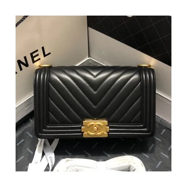 Chanel 2019 Leboy Chain Shoulder Bag,25CM - 샤넬 201… - 1