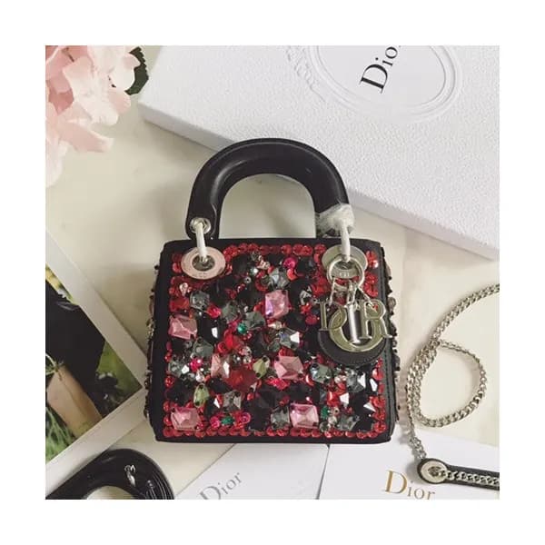 [블링블링 !! 시선강탈]Dior 2019 Lady Dior Mini Tote Should… - 1