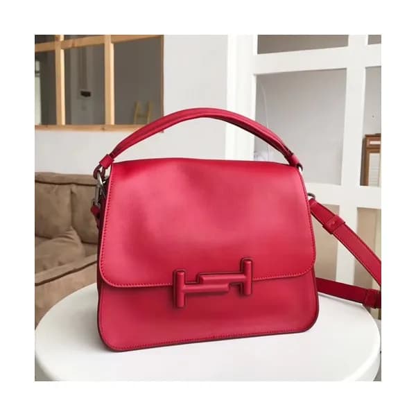 Tod's 2019 Double T Leather Tote Shoulder Bag,… - 1