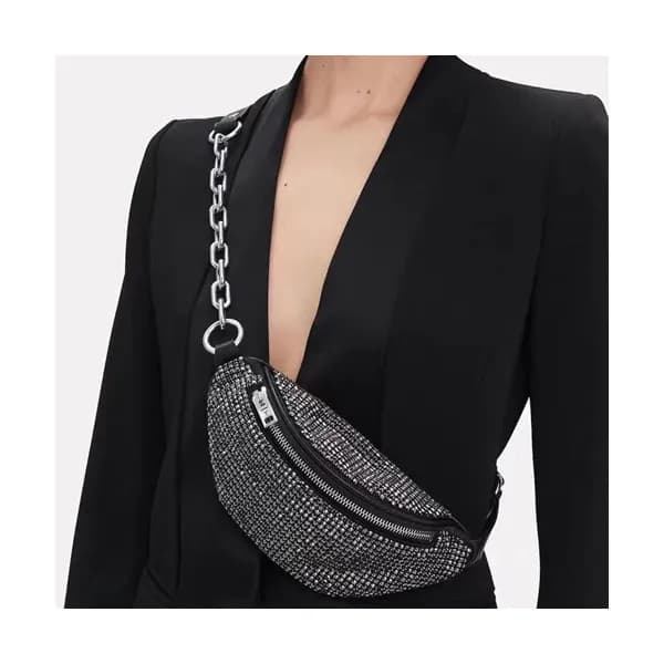 Alexander Wang 2019 Cubic & Leather Belt Bag,20.5c… - 1