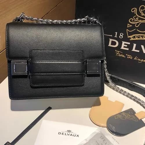 Delvaux 2019 Leather Shoulder Bag,18CM - 델보 2019 레… - 1