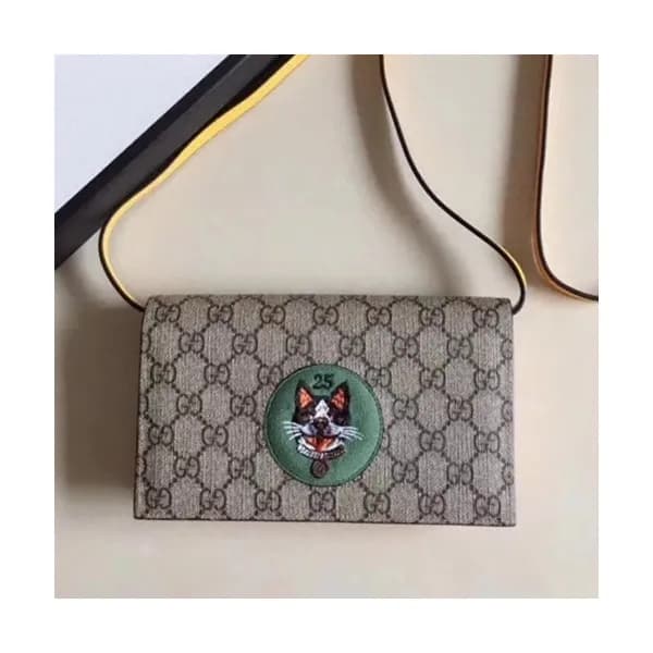Gucci 2019 Supreme Bosco Patch Shoulder Cross Bag,… - 1