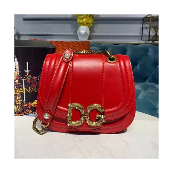 Dolce&Gabbana 2019 Leather Shoulder Cross Bag ,22.… - 1