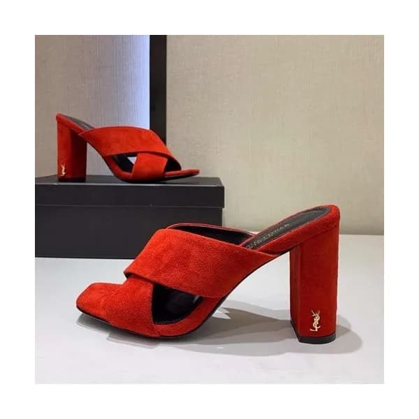 Saint Laurent 2019 Ladies High Heel Slipper - 입생로랑… - 1