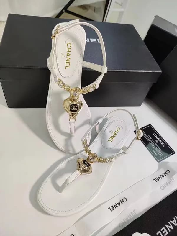 Chanel 2023 Ladies Leather Sandal - 샤넬 2023 여성용 레더… - 1