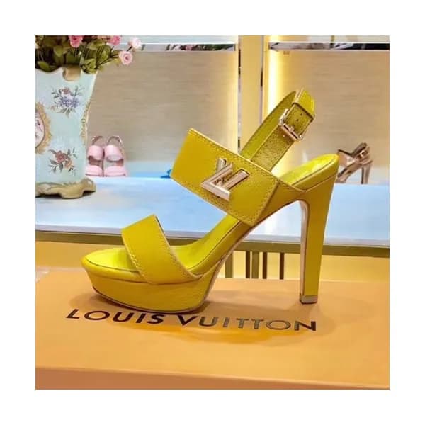 Louis Vuitton 2019 Ladies Leather High Heel Sandal… - 1