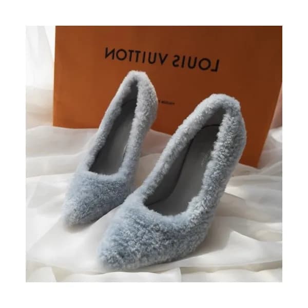 Louis Vuitton 2019 Ladies Wool Pumps High Heel - 루… - 1