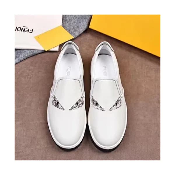 Fendi 2019 Mens Leather Slip-on - 펜디 2019 남성용 레더 슬… - 1