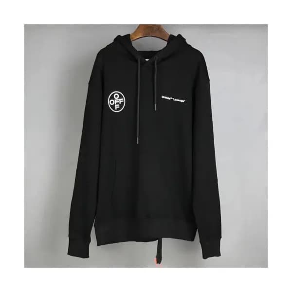 Off-white 2019 Mm/Wm Logo Cotton Oversize HoodT - … - 1