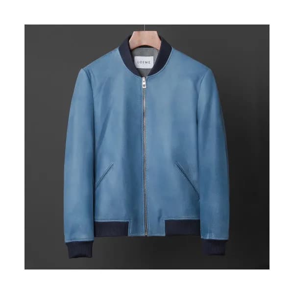 Loewe 2019 Mens Causal Leather Jacket - 로에베 2019 남… - 1