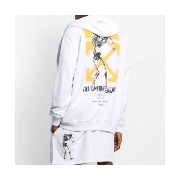 Off-white 2019 Mm/Wm Logo Cotton Oversize HoodT - … - 1