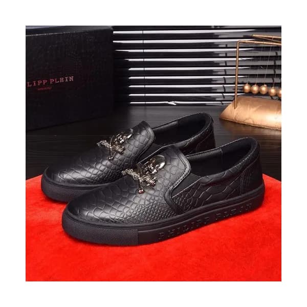 Philipp plein 2019 Mens Leather Slip On - 필립플레인 2… - 1