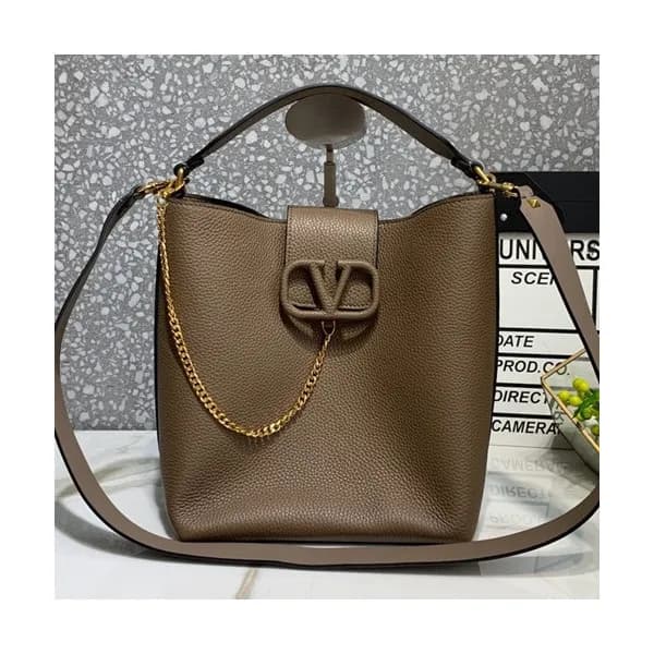 Valentino 2019 Leather Vsling Small Tote Shoudler … - 1