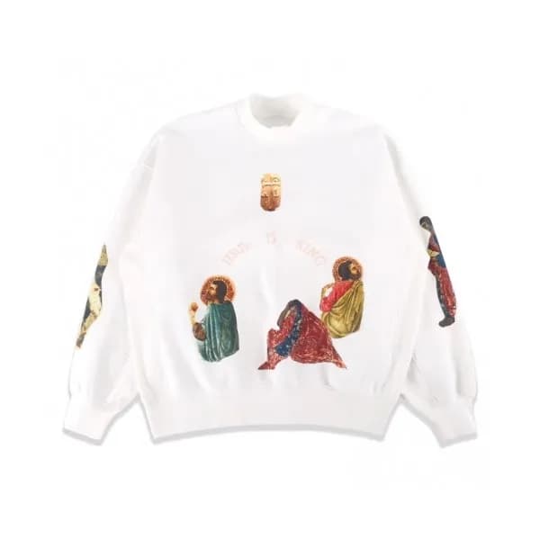 Kanye west 2019 Mm/Wm Logo Oversize Cotton Man-to-… - 1