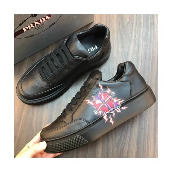 Prada 2019 Mens Leather Sneakers - 프라다 2019 남성용 레더… - 1