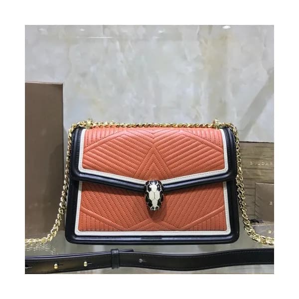 Bvlgari 2019 Serpenti Forever Chain Shoulder Bag,2… - 1