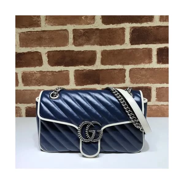 Gucci 2019 GG Marmont Matlase Women Shoulder Bag,2… - 1