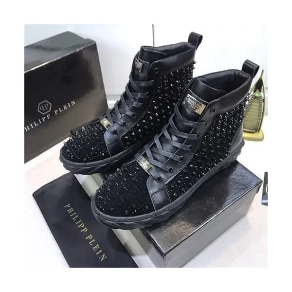Philipp plein 2020 Mens Leather Sneakers - 필립플레인 … - 1