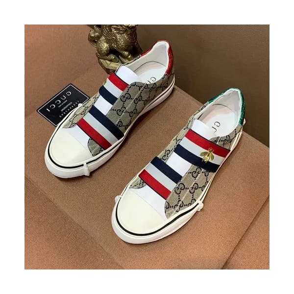 Gucci 2020 Mens Denim Sneakers - 구찌 2020 남성용 데님 스니… - 1