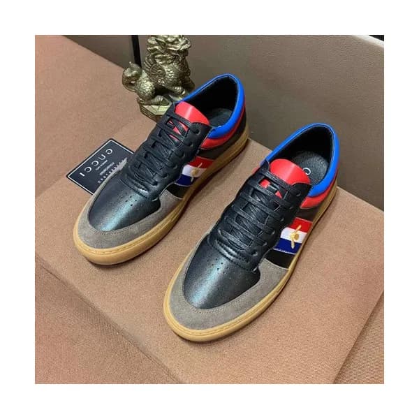 Gucci 2020 Mens Leather Sneakers - 구찌 2020 남성용 레더… - 1