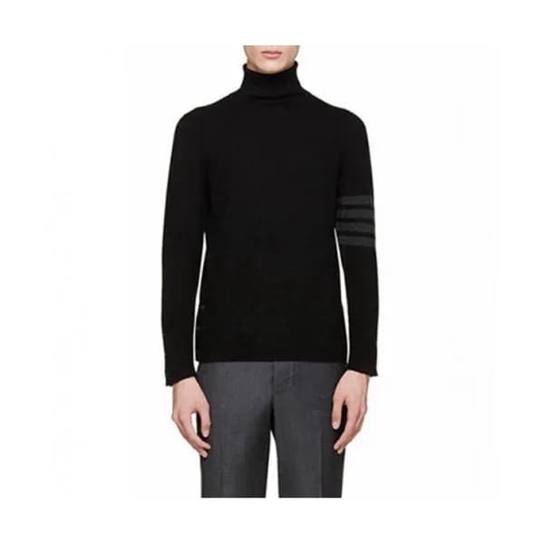 Thom Browne Mens Strap Turtle-neck Sweater - 톰브라운 … - 1