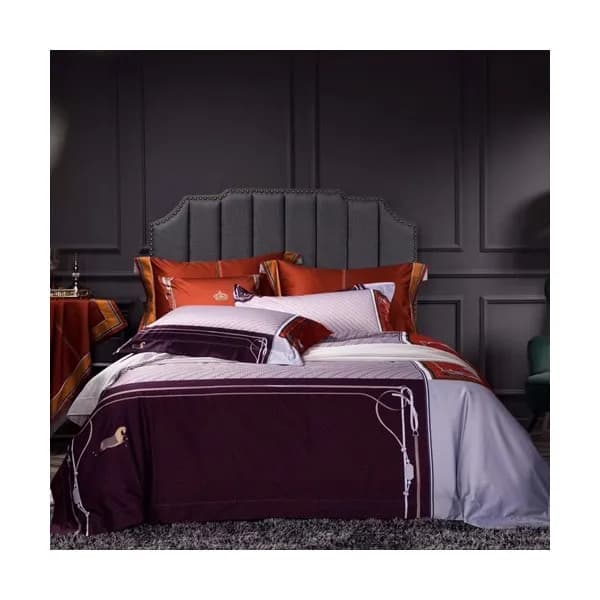 Hermes 2020 Supima Cotton Bedding 4 Set - 에르메스 202… - 1