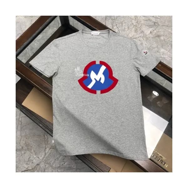 [매장판]Moncler 2020 Mens Logo Silket Crew-neck Short… - 1