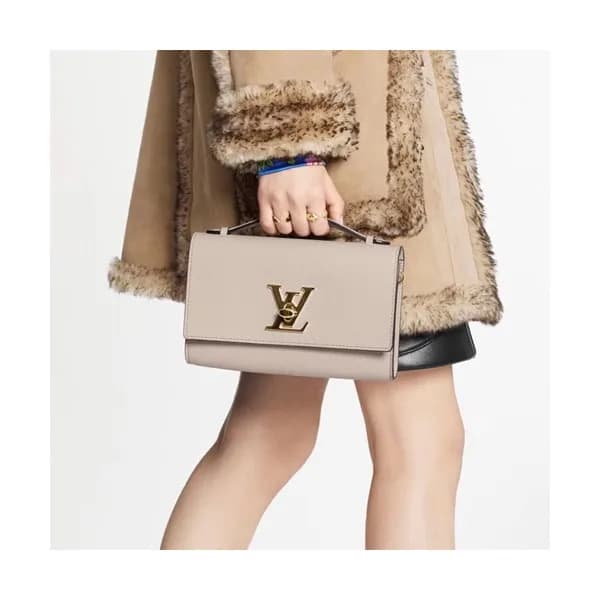 Louis Vuitton 2020 Lockme Clutch Tote Shoulder Bag… - 1