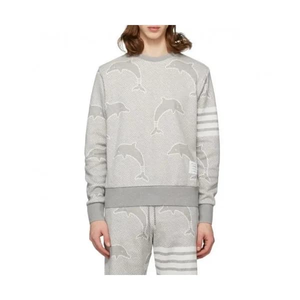 [톰브라운]Thom Browne 2020 Mens Strap Crew-neck Sweate… - 1