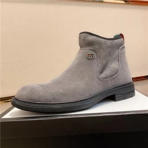 Gucci 2020 Men's Leather Ankle Boots - 구찌 2020… - 1