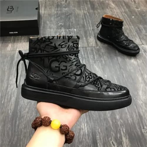 Ugg 2020 Men's Leather Wool Ankle Boots - 어그 2… - 1
