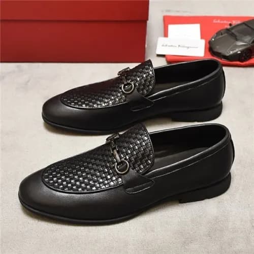 Salvatore Ferragamo 2020 Men's Leather Oxford … - 1