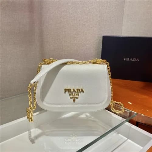 Prada 2020 Women's Leather Shoulder Bag,22cm -… - 1
