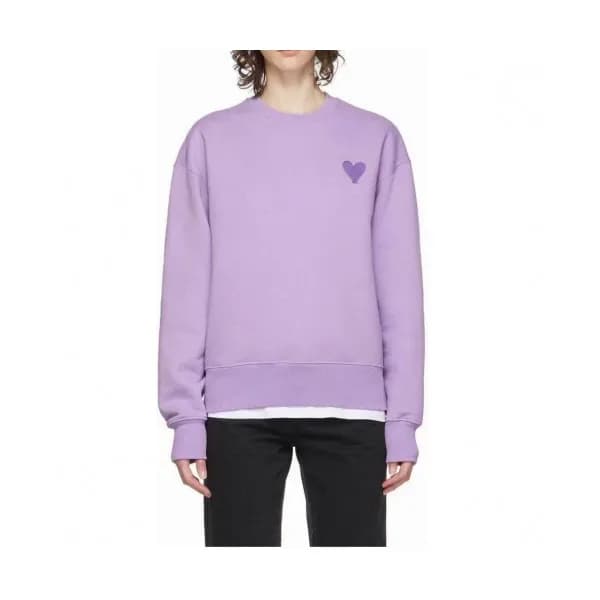 Ami 2021 Mens Logo Casual Cotton Man-to-man - 아미 2… - 1
