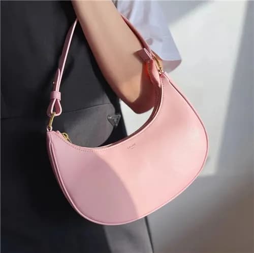 [셀린느]Celine 2021 Women's Leather Hobo Bag,25cm… - 1
