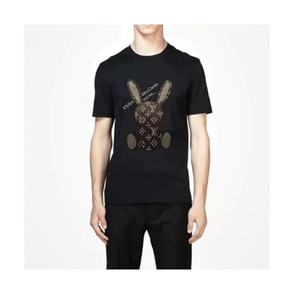 [추천템]Louis vuitton Mm/Wm Logo Short Sleeved Tshir… - 1