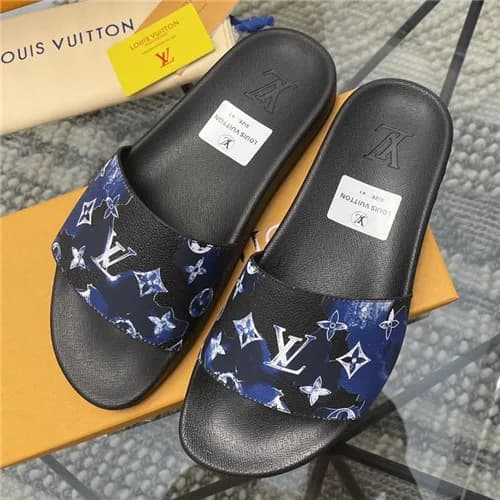 Louis Vuitton 2021 Men's Leatehr Slipper,LOUS2… - 1