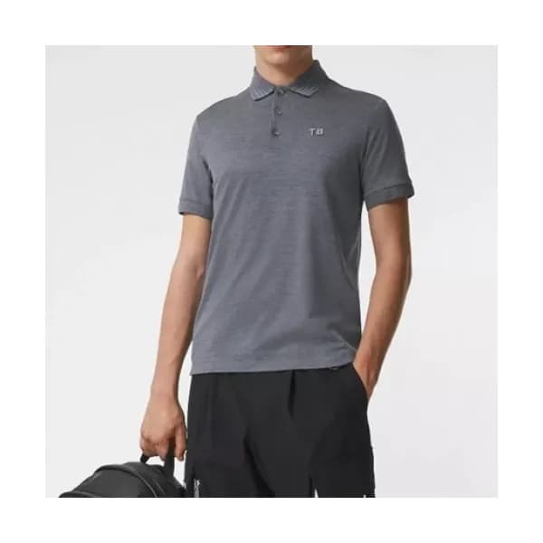 Burberry Mens Logo Cotton Short Sleeved Tshirts G… - 1