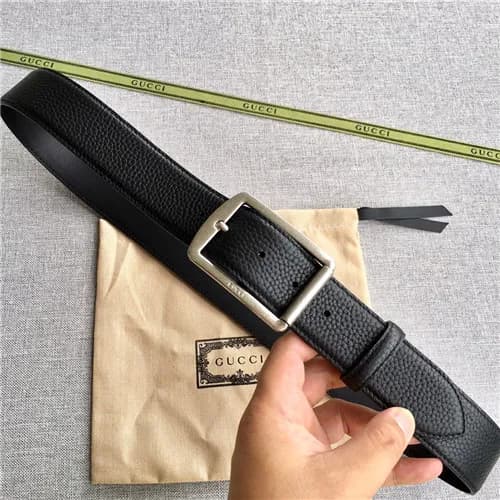 Gucci 2021 Men's Leather Belt,3.8cm,GUBT0219 -… - 1