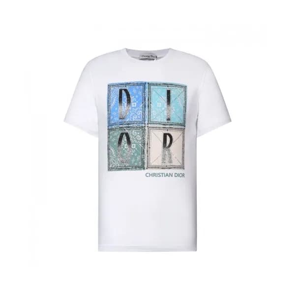 Dior Mm/Wm Casual Crew-neck Short Sleeved Tshirts… - 1