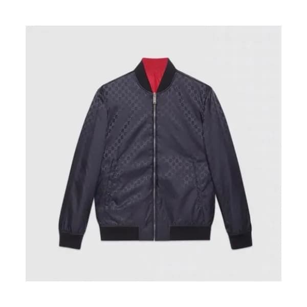 Gucci Mens Logo Casual Jackets Black - 구찌 2021 남성… - 1