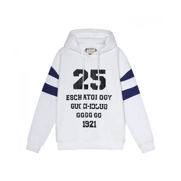 Gucci Mm/Wm Logo Casual Hoodie White - 구찌 2021 남/… - 1