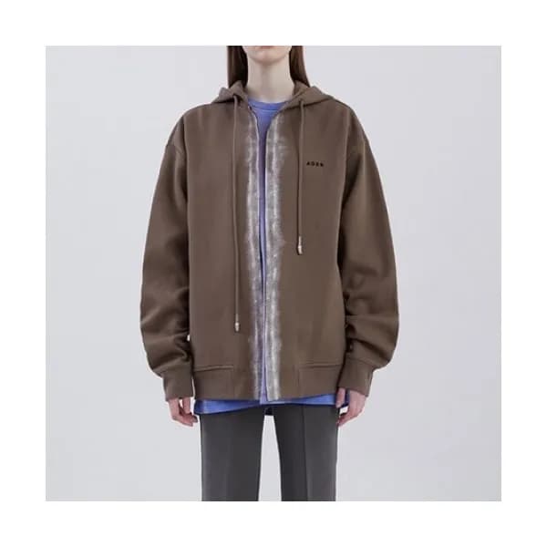 ADER Mens Minimal Cotton Hoodie Brown - ADER 2021… - 1