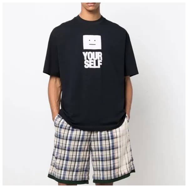 아크네 남/녀 그레이 크루넥 반팔티 - Unisex Gray Tshirts - ane014… - 1