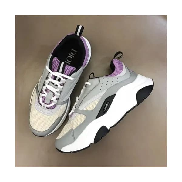 디올 남/녀 오블리크 그레이 스니커즈 - Unisex Gray Sneakers - dio0… - 1