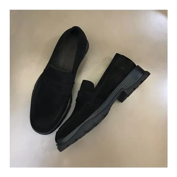 알렉산더맥퀸 남성 히든 블랙 로퍼 - Mens Black Loafer -alx0178x - 1