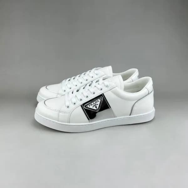 프라다 남성 화이트 스니커즈 - Prada Mens White Sneakers - pr03… - 1